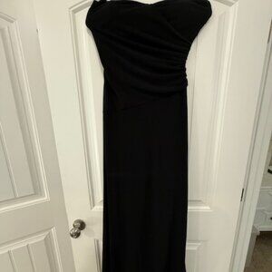 Laundry Black Strapless Gown